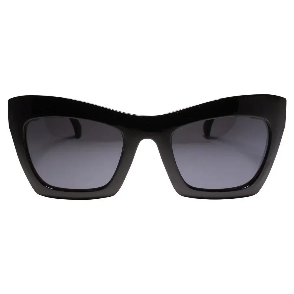 Vintage Bold Oversized Cat Eye Black Sunglasses